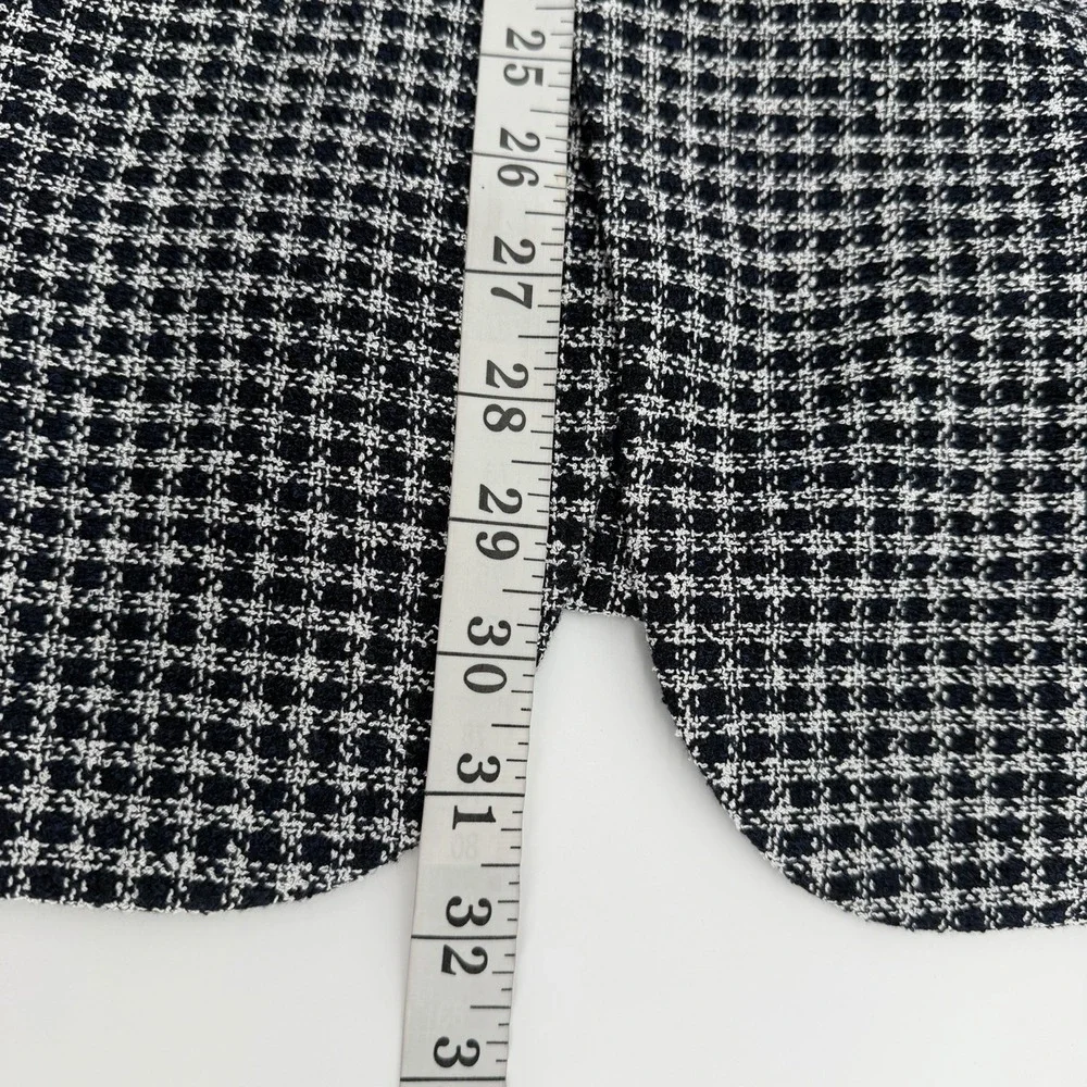 Stafford‎ Mens Classic Fit Navy Check seasonal Sport Coat Blazer Jacket 46L Long